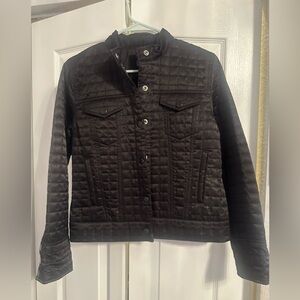 GAP Men's Quilted black skinny Puffer Jacket size small